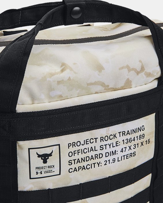 Project Rock Box Duffle Backpack, White, pdpMainDesktop image number 2